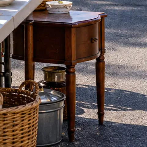 Sample item: Wooden end table