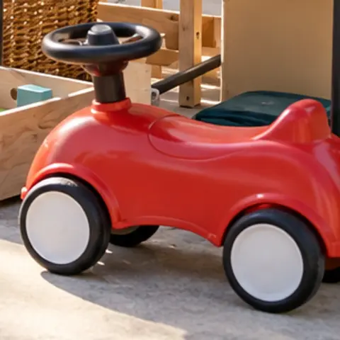 Sample item: Red ride-on car